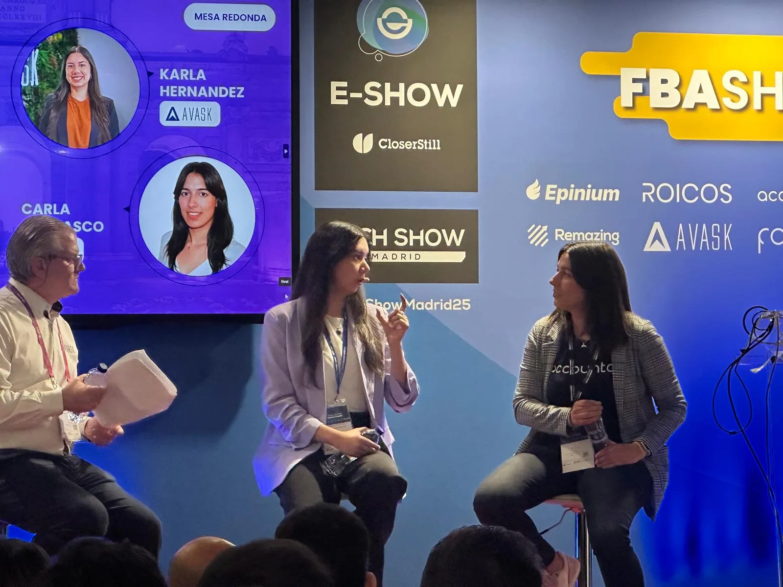 Karla Hernández (AVASK) y Carla Carrasco (Datali Group) en la mesa de VeriFactu 2026